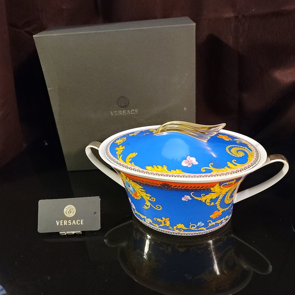 VERSACE Covered Vegetable Tureen NWB